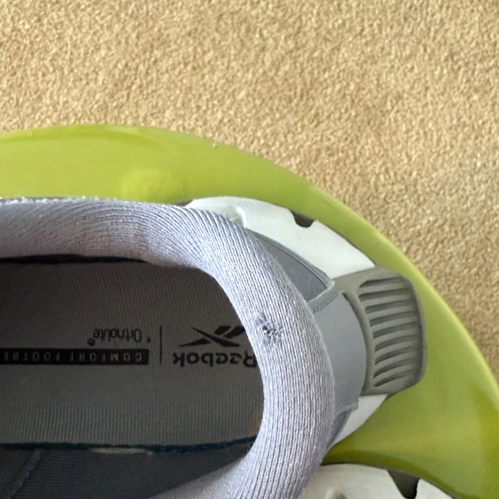 Men’s Reebok Zig Dynamic Lite, grey, ortholite comfort footbed sneakers size 12 - Picture 6 of 7